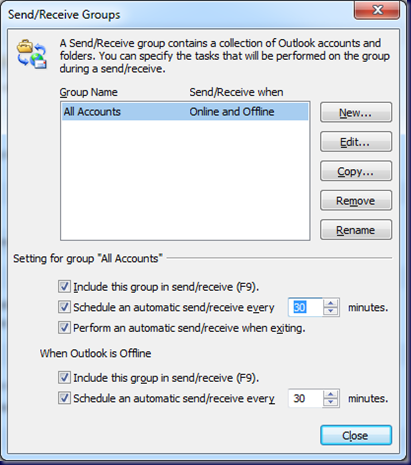 MPECS Inc. Blog: Outlook 2010 Send/Receive And Exchange Settings After ...